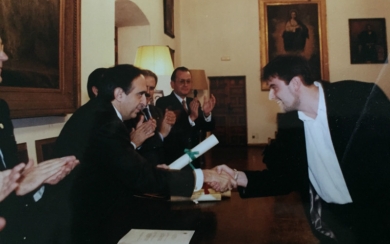 Premio Fundación Empresa por la Universidad de Granada en  1997
