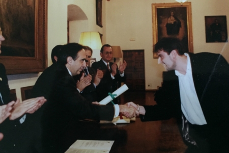 Premio Fundación Empresa por la Universidad de Granada en  1997